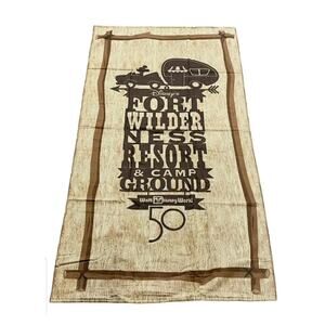 Disney World Fort Wilderness Resort Campground 50 Anniversary Beach Towel Mickey